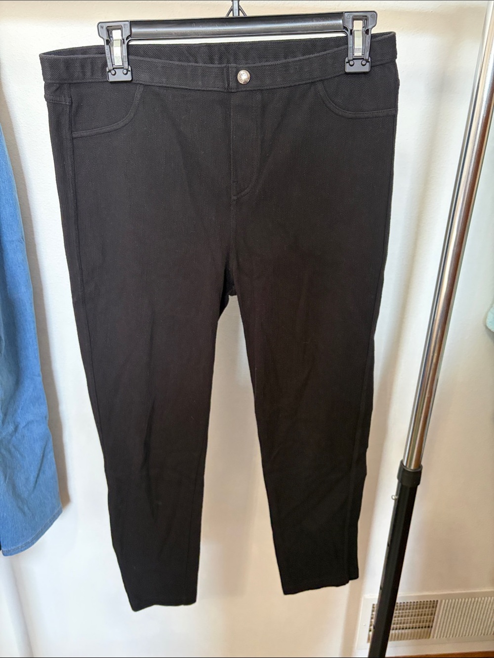 Simply Vera Wang ankle denim jeggings black